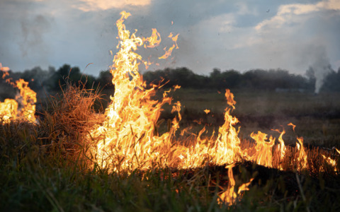 Incendio in un’azienda del Macrolotto Due