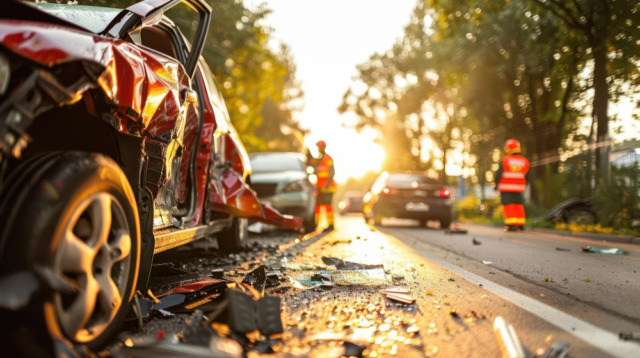 Autoarticolato fuori strada a Prato, abbattuto un albero